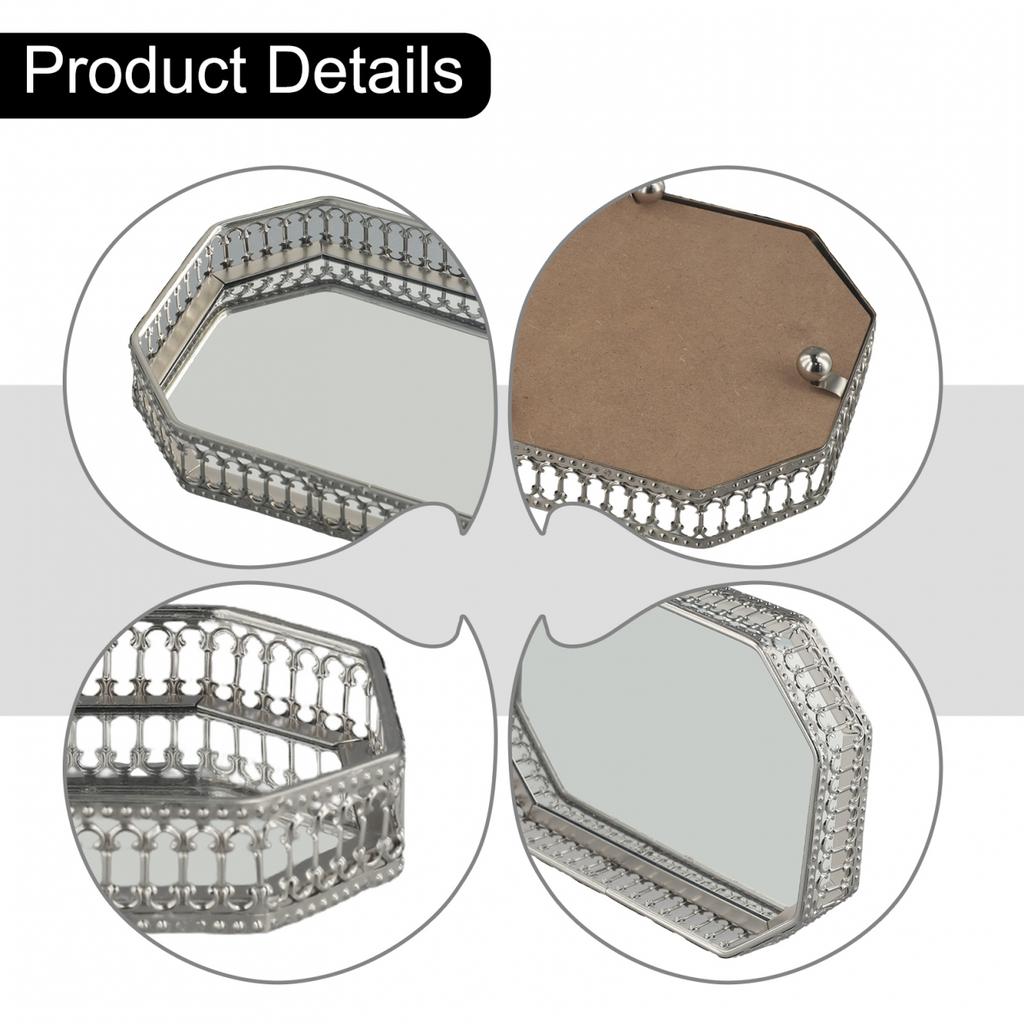 Кафе Ресторан Домашний Свет Роскошный Зеркальный Металлический Поднос