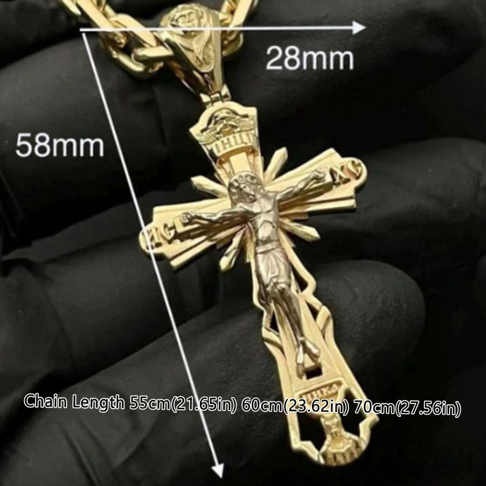 Ювелирные аксессуары Подвеска Ожерелье Персонализированное Цепочное Ожерелье Креативный подарок Ожерелье с крестом