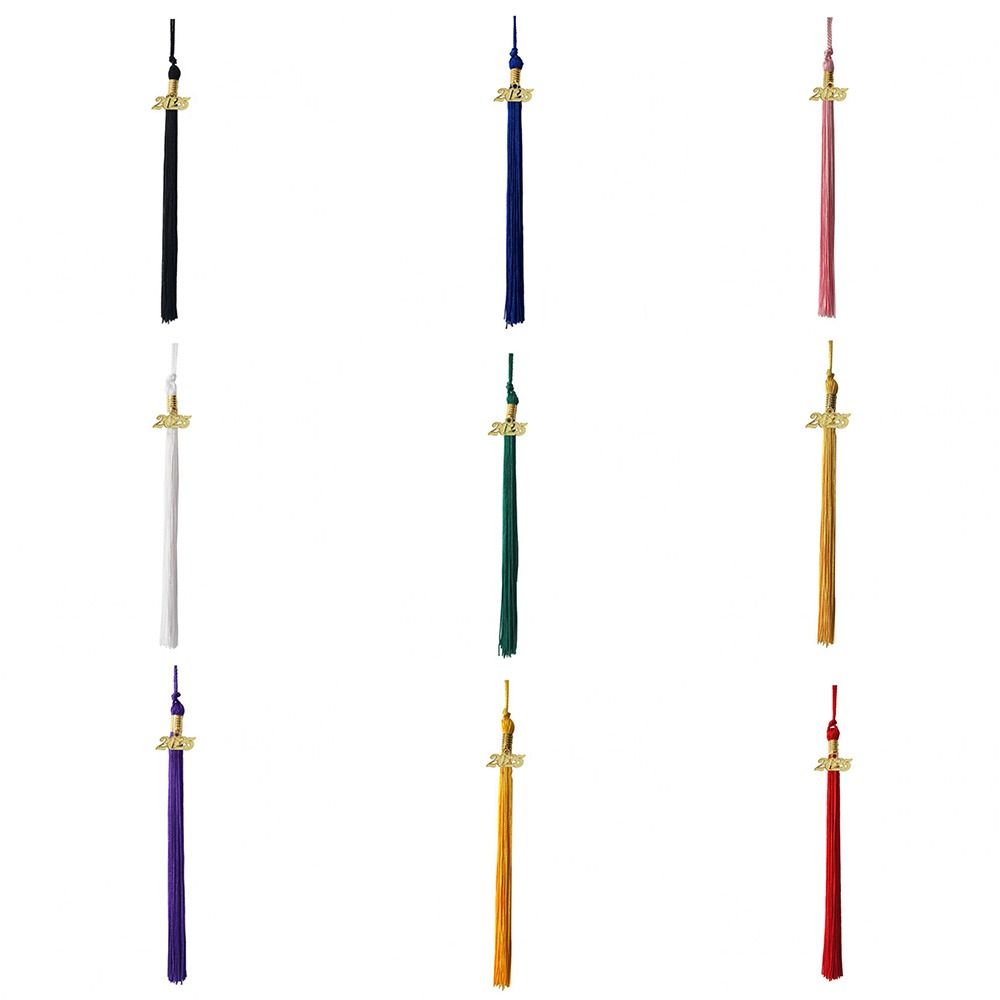 Полиэстеровый сплав Кисточка для выпускной шапочки 9 цветов Подвеска-шарм Аксессуары для униформы