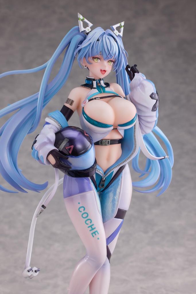 Фигурка из ПВХ и АБС масштаба 1/7 "Мотоциклистка Айла" по оригинальной иллюстрации Мишне