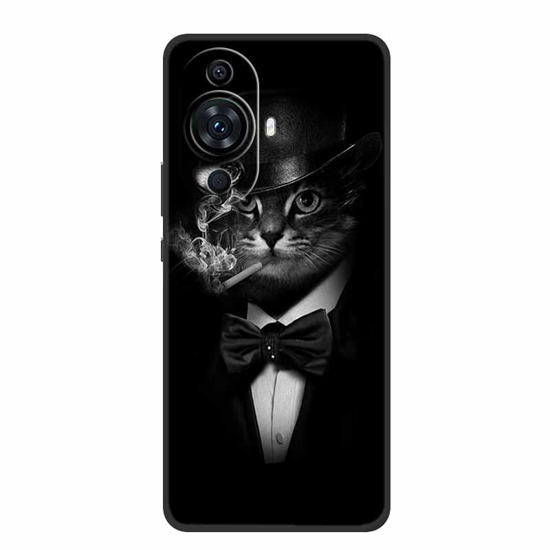 Чехол для Huawei Nova 12s Популярный Черный Силиконовый Мягкий Задний Чехол-Крышка Для Телефона Huawei Nova 12s Чехол Nova12s 12 s Funda 6.7