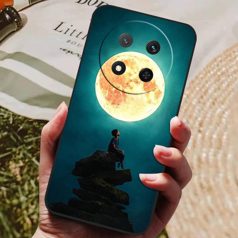 Чехол для Honor Magic7 Lite 5G Мягкая силиконовая задняя крышка из ТПУ для чехлов телефона Honor Magic 7 Lite Magic7Lite 7Lite Милый мультфильм