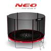 Садовый батут 6 футов/183 см с внешней защитной сеткой и лестницей Neo-Sport