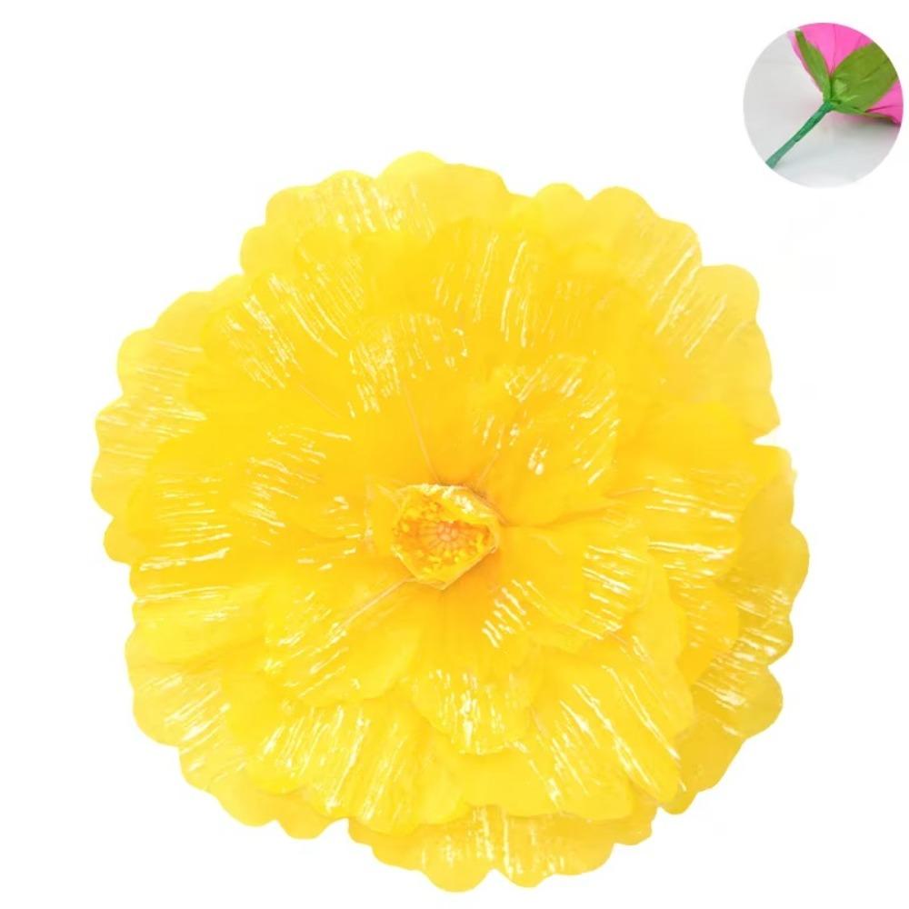 Большие Искусственные Цветы на Стебле Держатели Цветов Пион Цветочный Фестиваль Празднование Свадебный Фон Танцевальное Представление