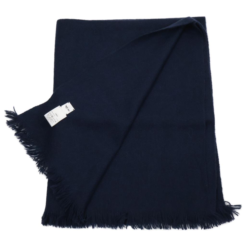 NORLHA [Beautiful Condition] Yak Wool Stole / Scarf NavyUsed