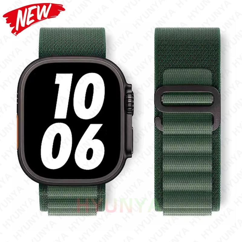 Альпийский ремешок для Apple Watch Band Series 10 9 8 7 SE Ultra 2 41мм 42мм 45мм 46мм 49мм 40мм 44мм IWatch Correa Ремешок Браслет