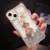 Case For Iphone 15 14 13 12 11 Pro Max Glitter Bling Diamond Cover For Samsung S24 S23 S22 Ultra S20 A34 A14 A34 A54 A13 A33 A53 A52 A15 A25 A35 A55