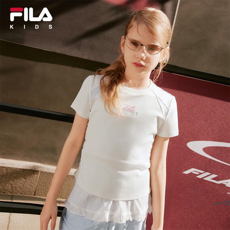 FILA Kids' Breathable Cotton Short Sleeve T-Shirt