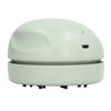 Table Vacuum Cleaner Green USB Rechargeable Detachable Nozzle Ergonomic Portable Low Noise Mini
