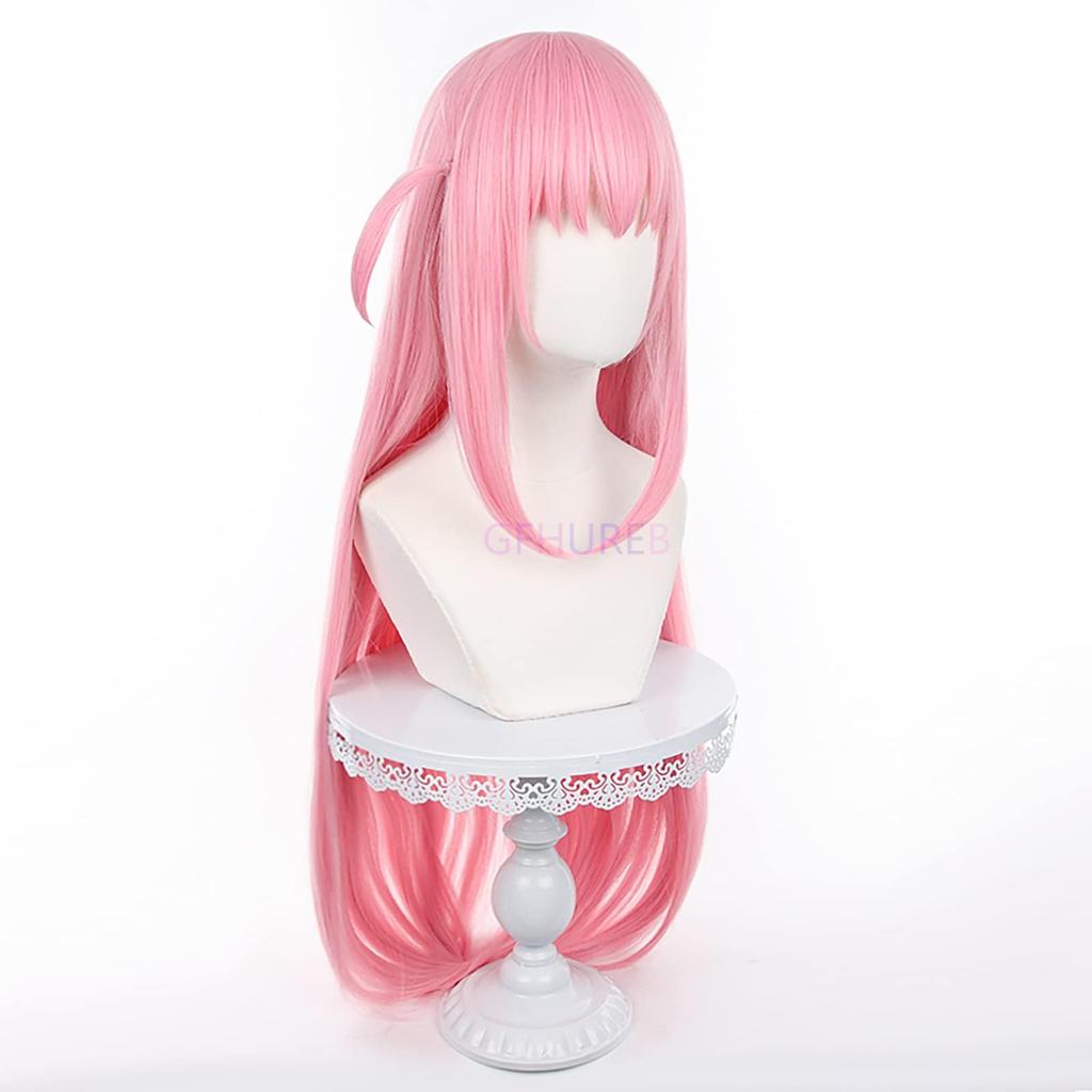 Косплей Боччи Гото Хитори Подходит для аниме косплея, школьных культурных мероприятий и фото. Включает парик. Рок! Парик, Термостойкий, Вечеринки, Фестивали,