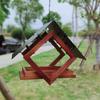 Кормушки для птиц уличные подвесные деревянные кормушки для птиц с атмосферостойкой металлической крышей
