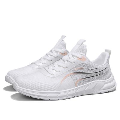 Женские кроссовки для бега Сетчатые дышащие Плоские Уличные спортивные Кроссовки на шнуровке 2025 Новые Подростковые Тренировочные Кроссовки для бега для мужчин