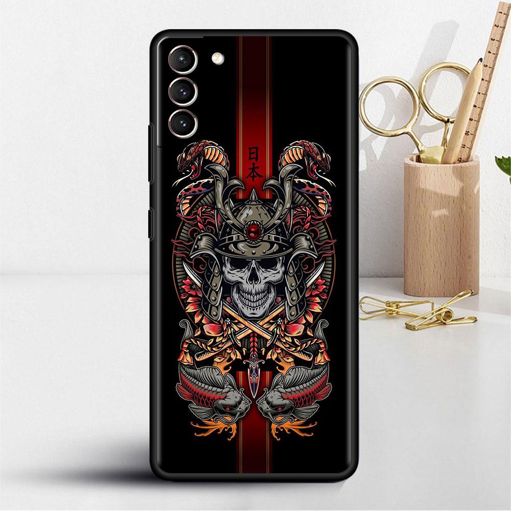 Чехол для Samsung Galaxy S20 S22 Ultra S21 FE S10 S9 Plus Note 20 10 Lite 9 мягкий чехол для телефона самурай они маска