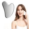 Stainless Steel Scraping Board Facial Body Care Gua Sha Tool for Face Neck Back Shoulders Anti-Aging Skin Tightening Facial Massager