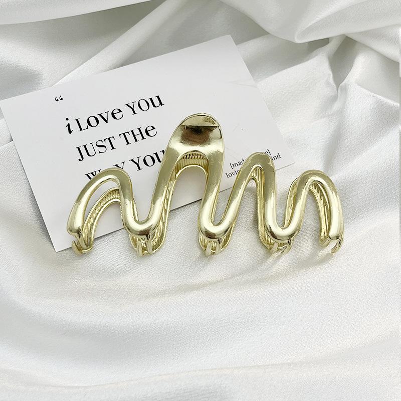 Модные женские металлические когти для волос, модные золотые серебряные заколки-крестики для волос, корейские геометрические шпильки для волос, аксессуары для волос для девочек