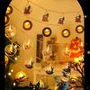 Spiderweb Halloween String Lights Luminous Halloween Garland Lights  Street Decoration
