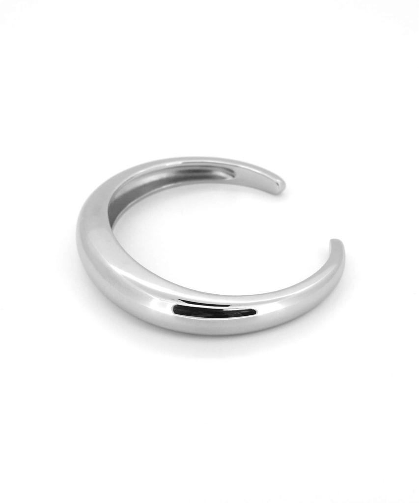 Узкий браслет из нержавеющей стали 316L серебристый M [LHME] Браслет/Хирургический (Гипераллергический)