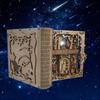 Деревянная Магическая Книга 3D Модель-Пазл DIY Креативный Набор для Сборки Ручная Работа Домашний Декор Модель Праздничный Подарок