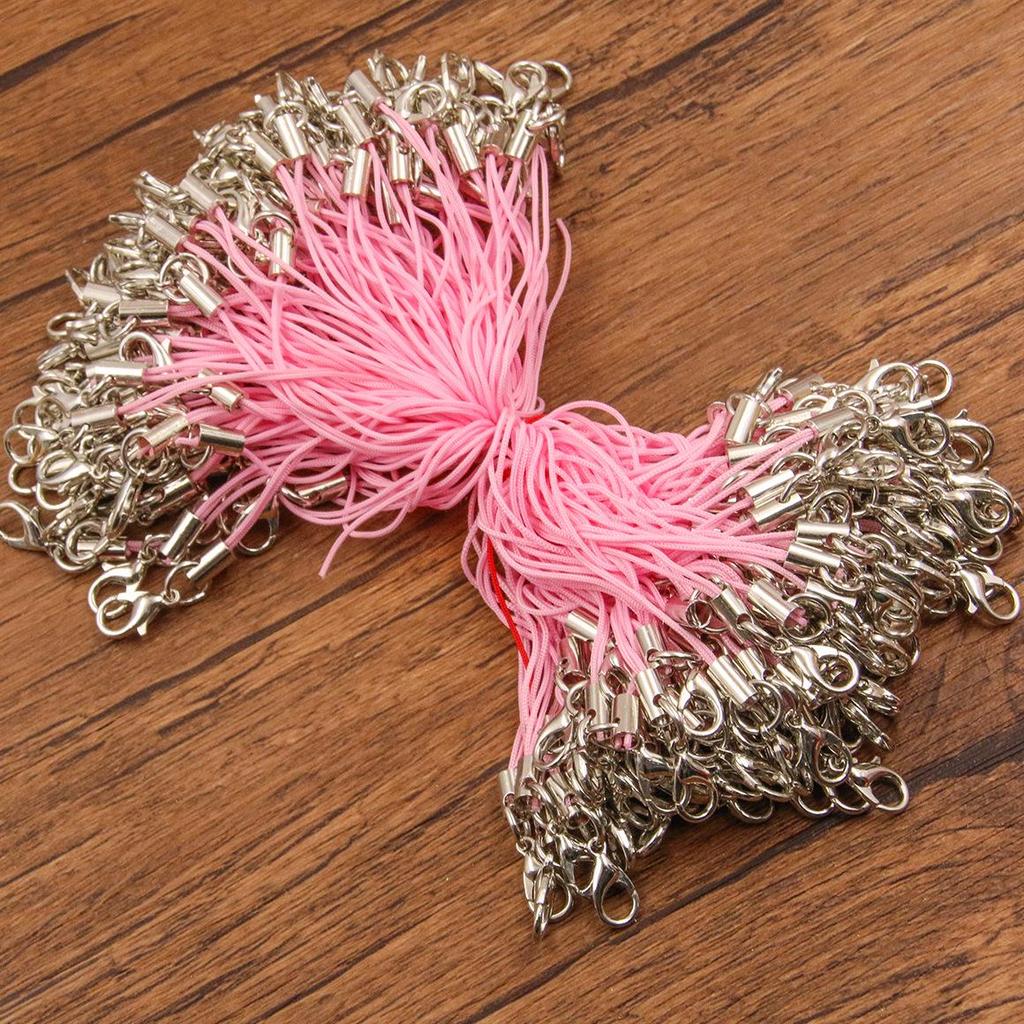 20-Color DIY Jewelry Lobster Clasp Strap - 67mm Mobile Phone/Pendant Rope Accessory