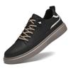 Fashion High Quality Men New Two-layer Cowhide Comfortable Casual Board Shoes Outdoor Autumn Men Breathable Low Top Casual Leather Shoes