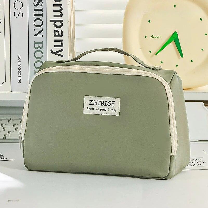 9-слойный пенал большой емкости красивый холщовый многофункциональный пенал школьные принадлежности и канцелярские принадлежности