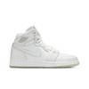 Air 1 Retro High Premium Grade School 'Frost White' (Unisex) White / White-Pure Platinum Kids' Basketball Shoes 832596 100