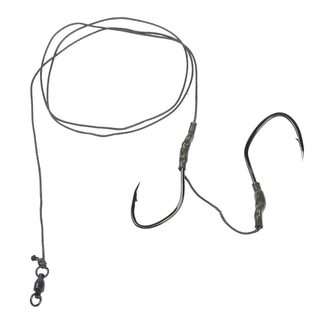 Freshwater For Catfish Rig PE Line + High Carbon Hooks 6# 8# or 8# 10#
