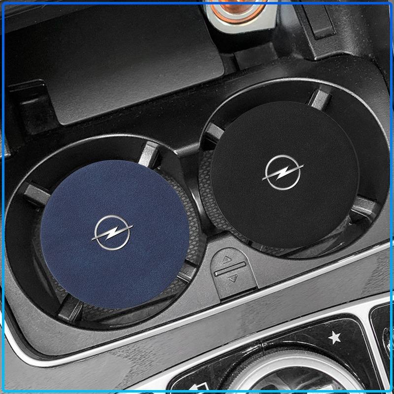 Car Styling Auto Coaster Water Cup Slot Non-Slip Mat Pad For Opel Astra H G Corsa Insignia Astra Antara Meriva Zafira Interior