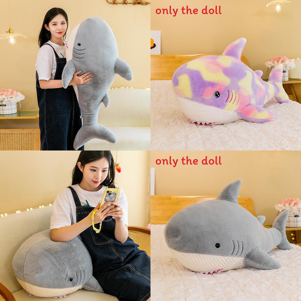 Ocean Creature Shark Plush Toy With Durable Fabric For Collectors And Gift Giving