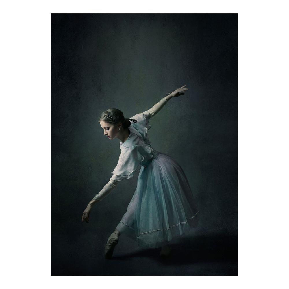 Ballerina Dancer Figure Canvas Paintings On the Wall Art Modern Inspirational Posters and Prints Black and White Ballet Art Pictures Wall Decoration