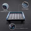 Crean CPU PC Server PC Rack with PC Wagon for Heat Dust Easy Black Stand, Stand, Rack, Casters, Desktops, Protection, Protection, Cleaning,