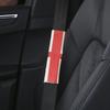 Creative All Year Round Car Safety Belt Shoulder Pad Cover Cute Universal Linen Safety Safety Belt Plaid Sheath Decorations