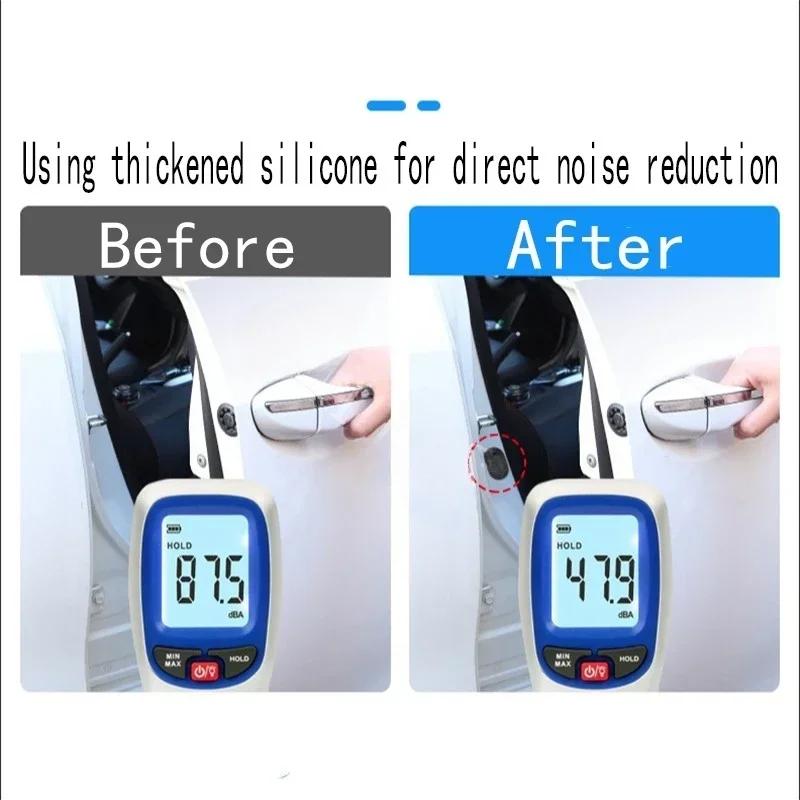 Car Door Shock Pad Anti collision Silicone Sticker Reduce Noise Cushion For a2 A3 A4 A5 A6 A6L A7 A8 Q3 Q5 Q7 S3 S4 S5 RS3 RS4