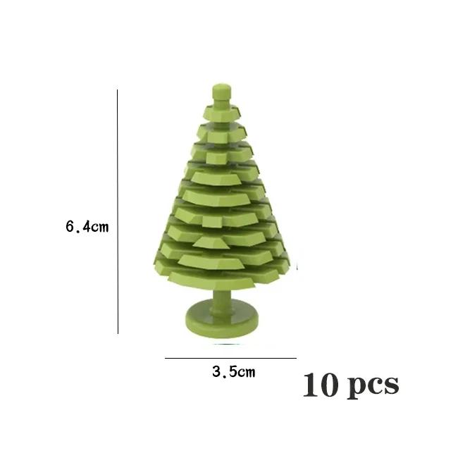 НОВЫЕ Растения Сосна Ель Альпинарий Строительные Блоки Городской Уличный Пейзаж Садовый Ландшафт Кирпич Совместимый 3778 32607 2435 6064 2417