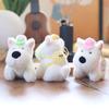 West Highland Dog Plush Toy Keychain Super Soft Bag Charm Gift For Kids