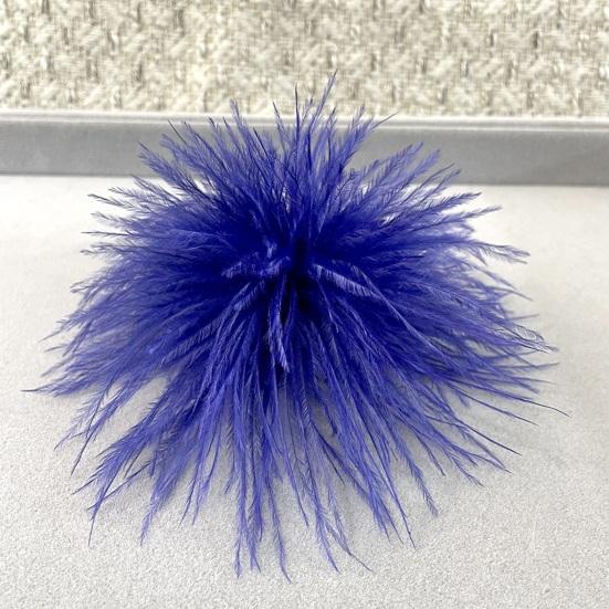 Брошь унисекс, мягкая шляпа из искусственного страуса, противоскользящая легкая одежда, украшение для сумки с перьями, свадебная вечеринка