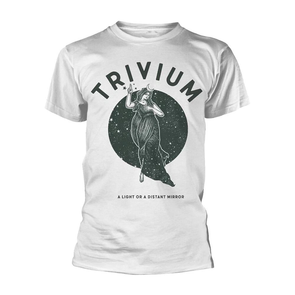 Trivium 'Лунная Богиня' Белая Футболка - НОВАЯ
