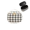 Tumecos Cosmetic Makeup Portable Cosmetic Multifunctional Vanity Travel Cosmetic Lightweight and Cute Makeup Makeup Toiletry Bag for Makeup and