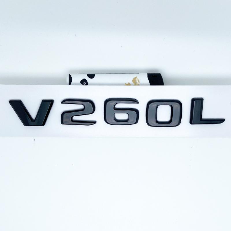 3D Letters V260L V220d V250d V300d Emblem for Mercedes Benz V W447 Car Fender Badge Trunk Nameplate Logo Sticker XC7
