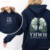 YHWH Христианский Иисус Печать легких Мужчины Женщины Худи Уличный Повседневный Ретро Харадзюку Классический Тренд Осень Зима Свитшот с длинным рукавом