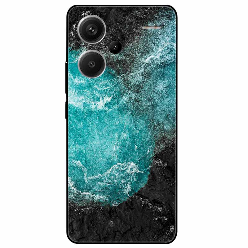 Чехол для Redmi Note 13 Pro Plus 5G Pro+ Мягкий Черный Расписные Кошки ТПУ Funda для Xiaomi Redmi Note 13 Pro 5G Note13 Силиконовый Чехол