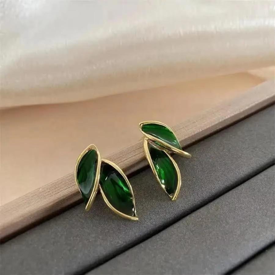 Серьги с длинной кисточкой из стерлингового серебра 925 пробы, зеленые и красные бабочки, для женщин, ювелирные изделия, модные, корейская мода, серьги-подвески с кристаллами