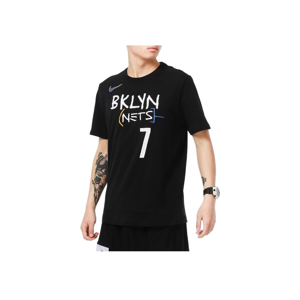 Nike Kevin Durant #7 Brooklyn Nets Performance Basketball T-Shirt Men Tops Black CT9420-014
