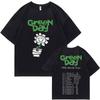 Best Famous Punk Band Green Day 1992 World Tour T Shirts Men Vintage Gothic Rock Tshirt Male Cotton Casual Oversized T-shirts