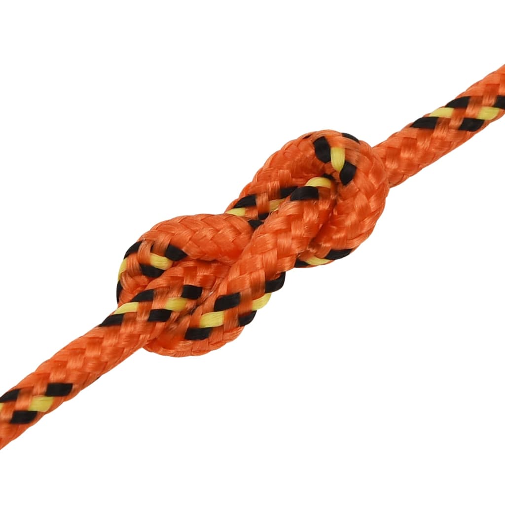 Vidaxl Linka Żeglarska, Pomarańczowa, 5 Mm, 25 M, Polipropylen