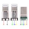 Быстрая зарядка Type-C Usb 65W 5A мужской разъем сварка с 5-контактной печатной платой + Type A мужской 6-контактный Usb Diy Otg набор для зарядки данных
