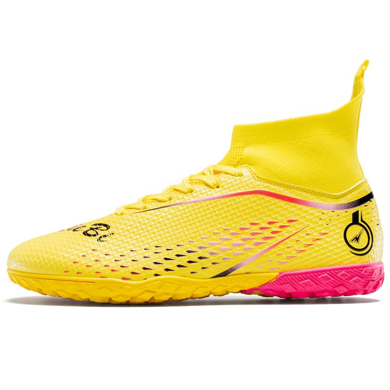 Футбольные бутсы мужские/женские 33-46 с мягкой резиновой подошвой, короткие гвозди, искусственный газон, детские футбольные бутсы