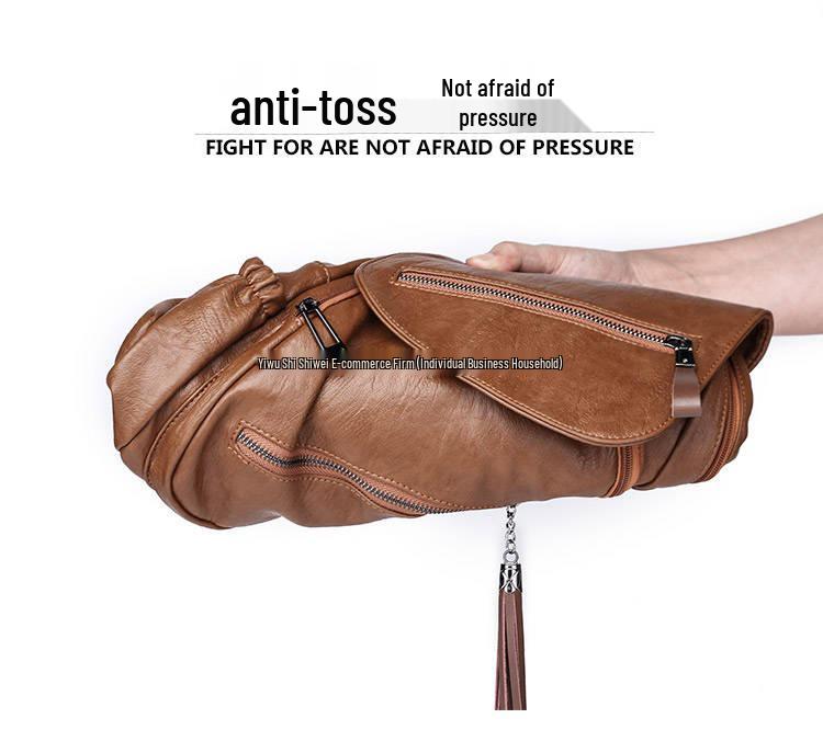 Женский тренд 2025 года, универсальный рюкзак из мягкой кожи в корейском стиле, школьная сумка большой вместимости