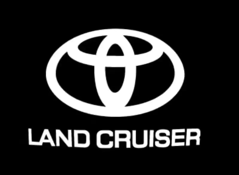 2 шт. Светодиодная подсветка дверей автомобиля с логотипом Для Toyota Camry Highlander Land Cruiser Prado Avalon Reiz Rav4 Crown CHR аксессуар