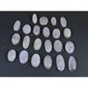 215Cts. Натуральный Розовый Кунцит Овальный Кабошон Россыпью Драгоценный Камень 22 шт. Партия 16-21 мм C-1163